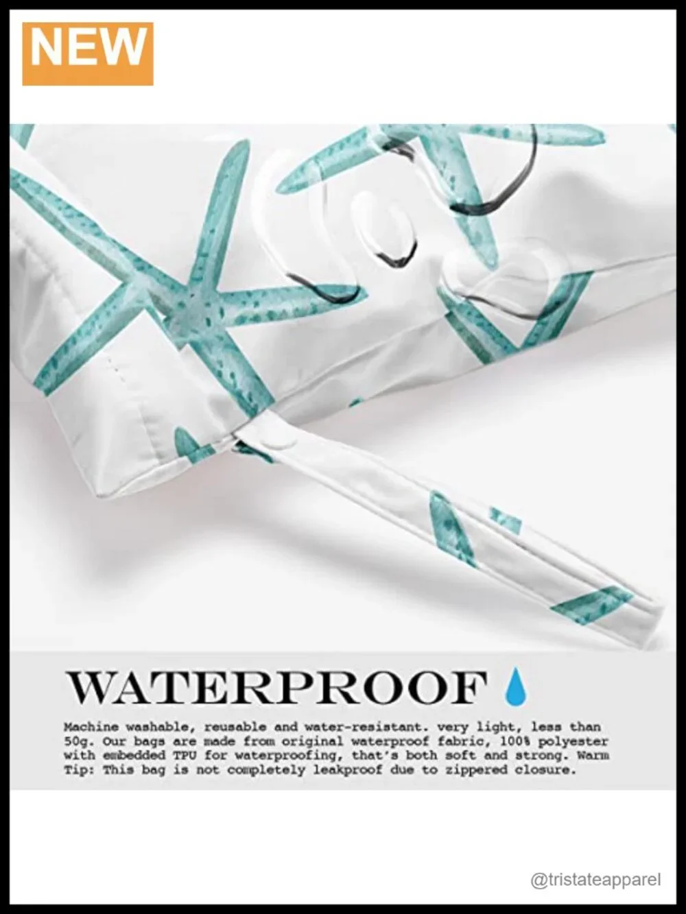 Waterproof Wet Dry Bag for Swimsuits, Travel, Diapers, Gym Clothes